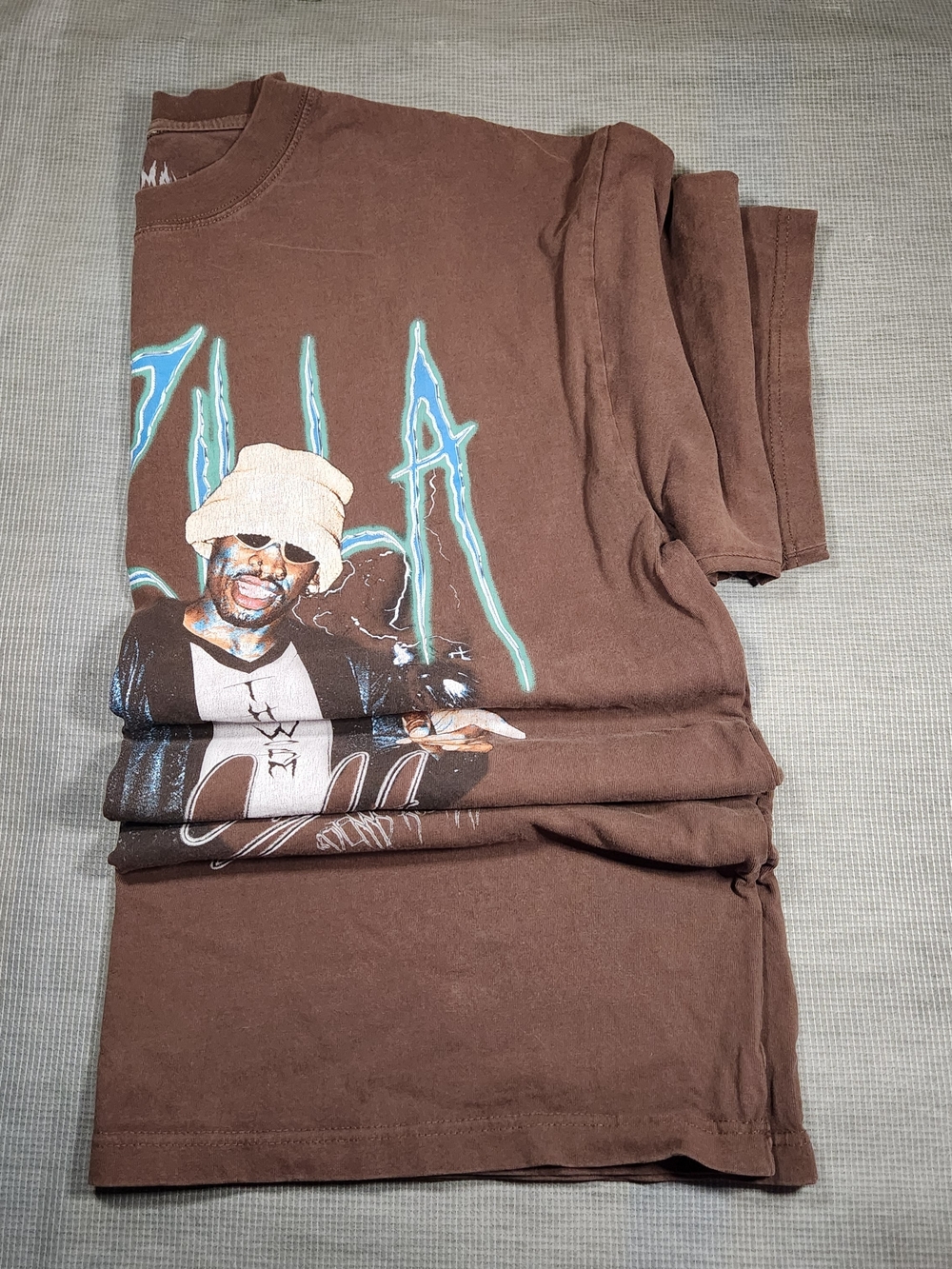 Rod Zilla Rodman Apparel Brown Graphic Short Sleeve Tee 2XL
